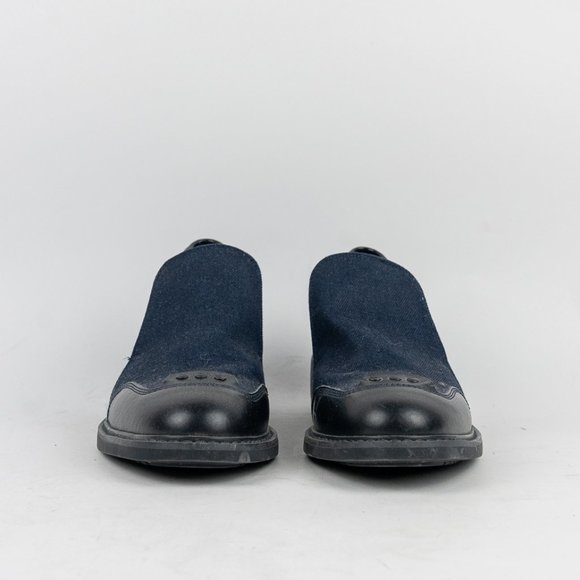 G-Star RAW Guardian Denim and Faux Leather Loafers - Picture 2 of 8